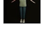 create 3d characters and fix broken mesh